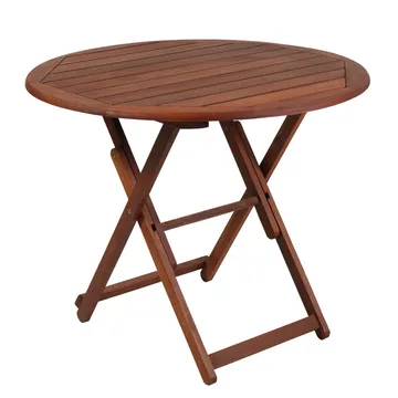 Bord Nantes D70x74 cm meranti - brun - Utemöbler - Balkong - Balkongmöbler - Balkongbord