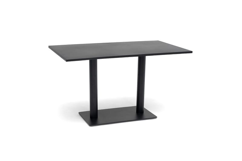 Cafébord Hillerstorp Näsby 70 x 120 cm Svart, Svart