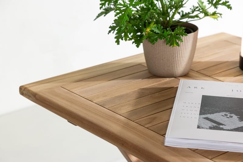 Cafébord Kenya 70 cm Utomhus - Natur - Utemöbler - Balkong - Balkongmöbler - Balkongbord