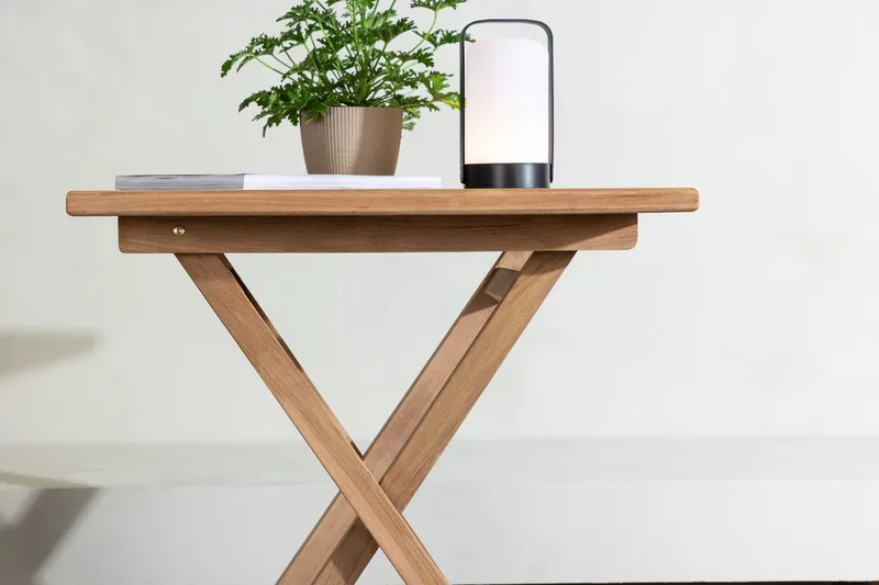 Cafébord Kenya 70 cm Utomhus - Natur - Utemöbler - Balkong - Balkongmöbler - Balkongbord