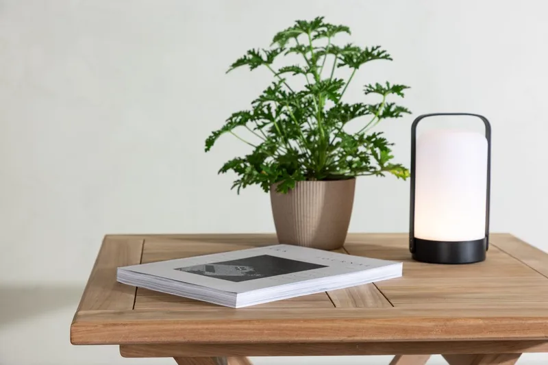 Cafébord Kenya 70 cm Utomhus - Natur - Utemöbler - Balkong - Balkongmöbler - Balkongbord