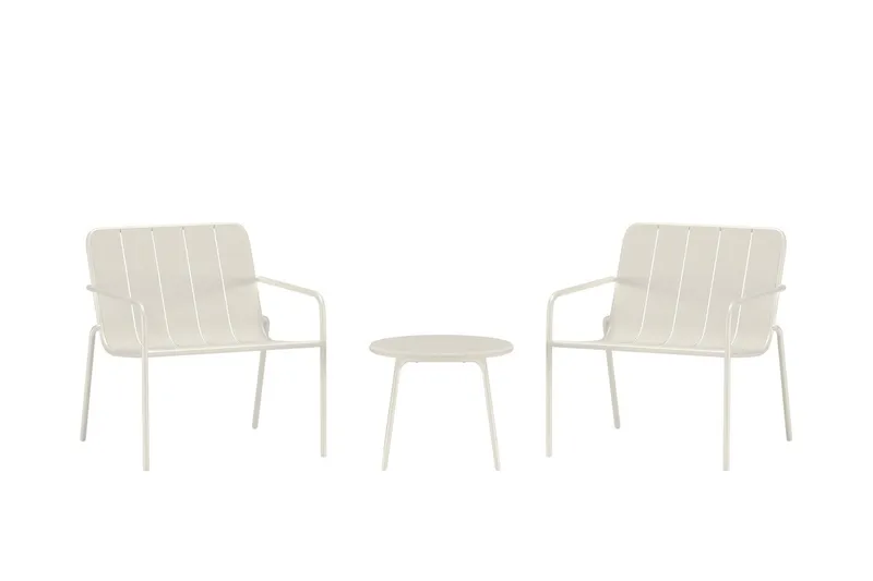 Cafégrupp Minos Utomhus - Beige - Utemöbler - Balkong - Balkongmöbler - Balkonggrupp & balkongset