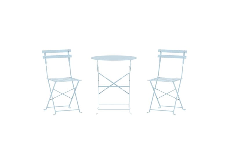 Cafégrupp Tao Utomhus - Ljusblå - Utemöbler - Balkong - Balkongmöbler - Balkonggrupp & balkongset