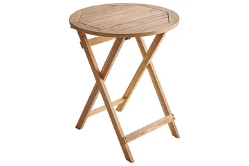 Cafégrupp Prossedi - Beige, ljust trä - Utemöbler - Balkong - Balkongmöbler - Balkonggrupp & balkongset