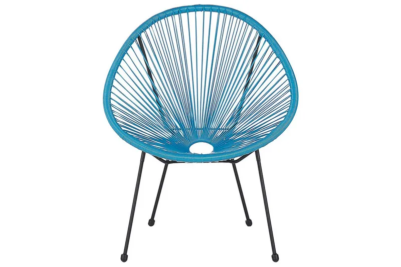 Cafeset Acapulco II Blå/Svart - Blå/Svart - Utemöbler - Balkong - Balkongmöbler - Balkonggrupp & balkongset