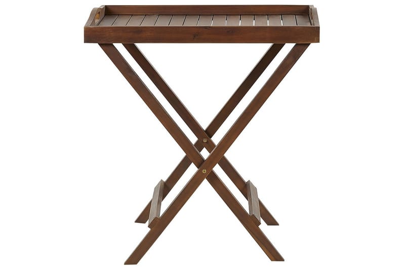 Cafeset Amantea med kuddar Mörk trä/Taupe - Mörk trä/Taupe - Utemöbler - Balkong - Balkongmöbler - Balkonggrupp & balkongset