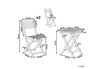 Cafeset Fiji - Utemöbler - Balkong - Balkongmöbler - Balkonggrupp & balkongset