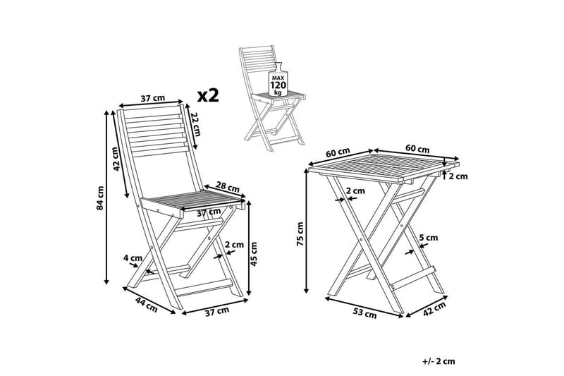 Cafeset Fiji - Utemöbler - Balkong - Balkongmöbler - Balkonggrupp & balkongset