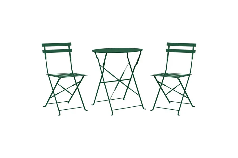 Cafeset Fiori Mörkgrön - Mörkgrön - Utemöbler - Balkong - Balkongmöbler - Balkonggrupp & balkongset