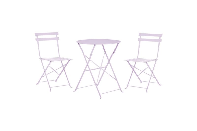 Cafeset Fiori Violett - Violett - Utemöbler - Balkong - Balkongmöbler - Balkonggrupp & balkongset