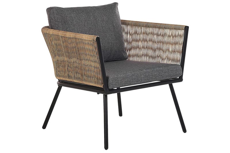 Cafeset Gargano Brun/grå - Brun/grå - Utemöbler - Balkong - Balkongmöbler - Balkonggrupp & balkongset