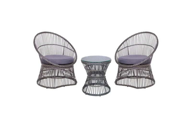 Cafeset Mesyna Beige/grå, Beige/grå