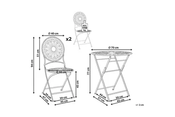 Cafeset Scafa - Utemöbler - Balkong - Balkongmöbler - Balkonggrupp & balkongset