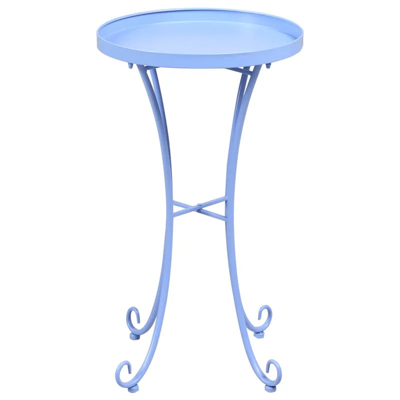 Caféset utomhus Cavinia Järn - Blå - Utemöbler - Balkong - Balkongmöbler - Balkonggrupp & balkongset