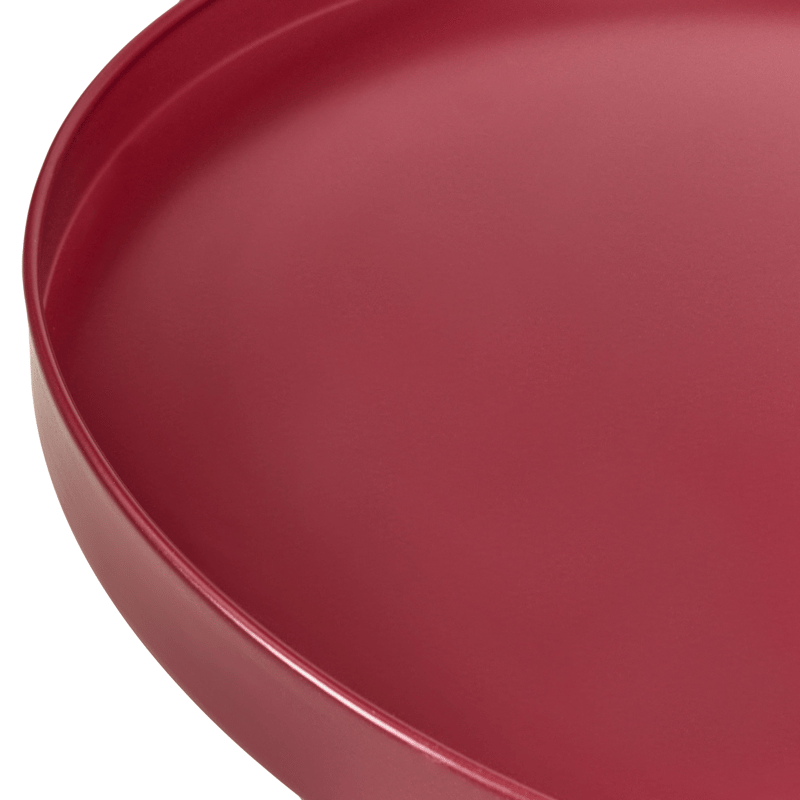 Caféset utomhus Cavinia Järn - Röd - Utemöbler - Balkong - Balkongmöbler - Balkonggrupp & balkongset