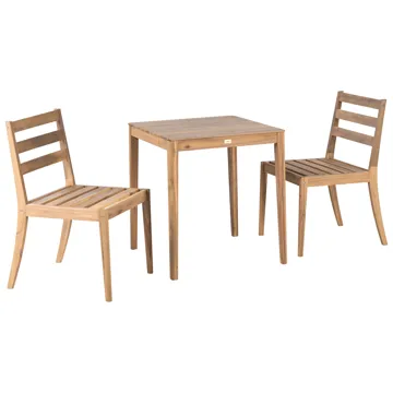 Caféset utomhus Chioggia Akaciaträ - Brun - Utemöbler - Balkong - Balkongmöbler - Balkonggrupp & balkongset