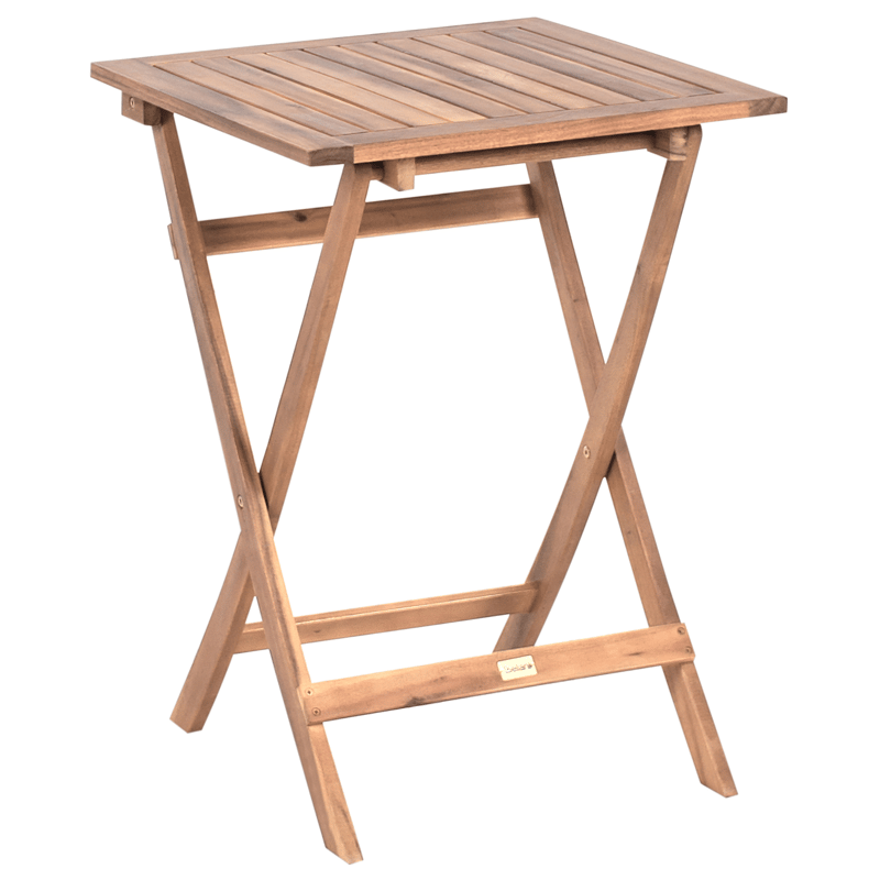 Caféset utomhus Coniolo Akaciaträ - Brun/Svart - Utemöbler - Balkong - Balkongmöbler - Balkonggrupp & balkongset