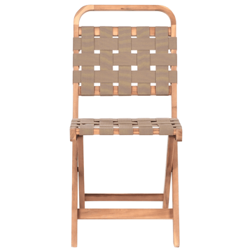 Caféset utomhus Fällbar Calciano Akaciaträ - Brun/Beige - Utemöbler - Balkong - Balkongmöbler - Balkonggrupp & balkongset