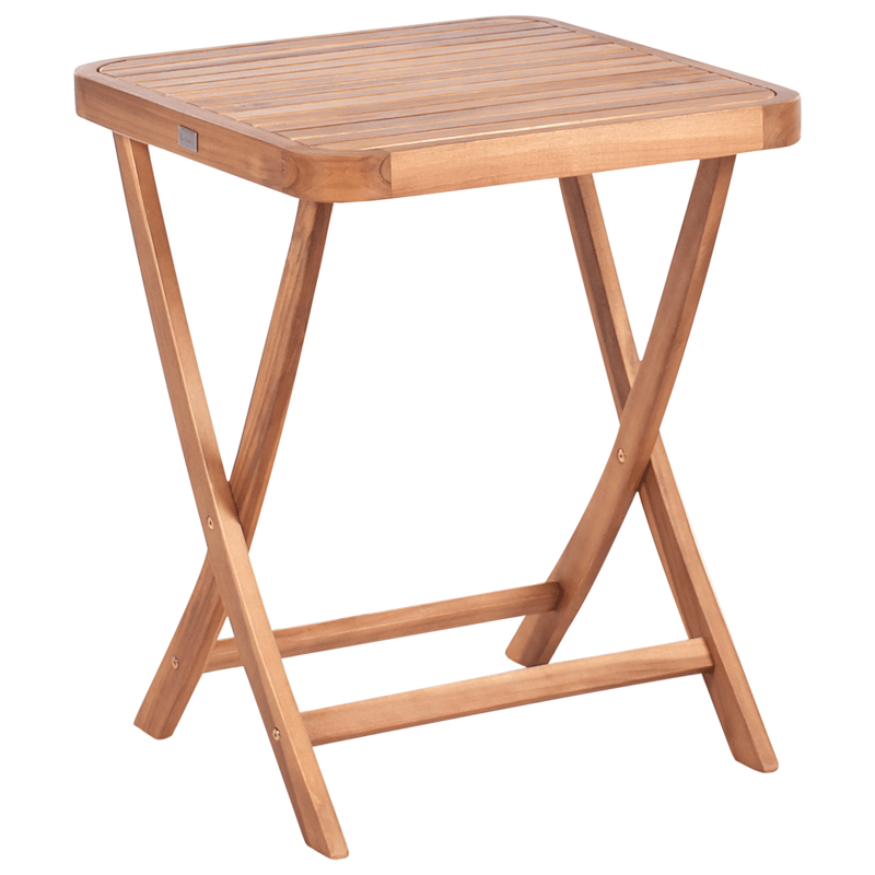 Caféset utomhus Fällbar Calciano Akaciaträ - Brun/Beige - Utemöbler - Balkong - Balkongmöbler - Balkonggrupp & balkongset