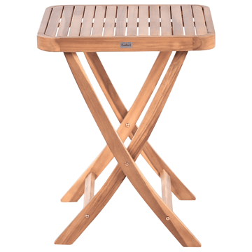 Caféset utomhus Fällbar Calciano Akaciaträ - Brun/Beige - Utemöbler - Balkong - Balkongmöbler - Balkonggrupp & balkongset