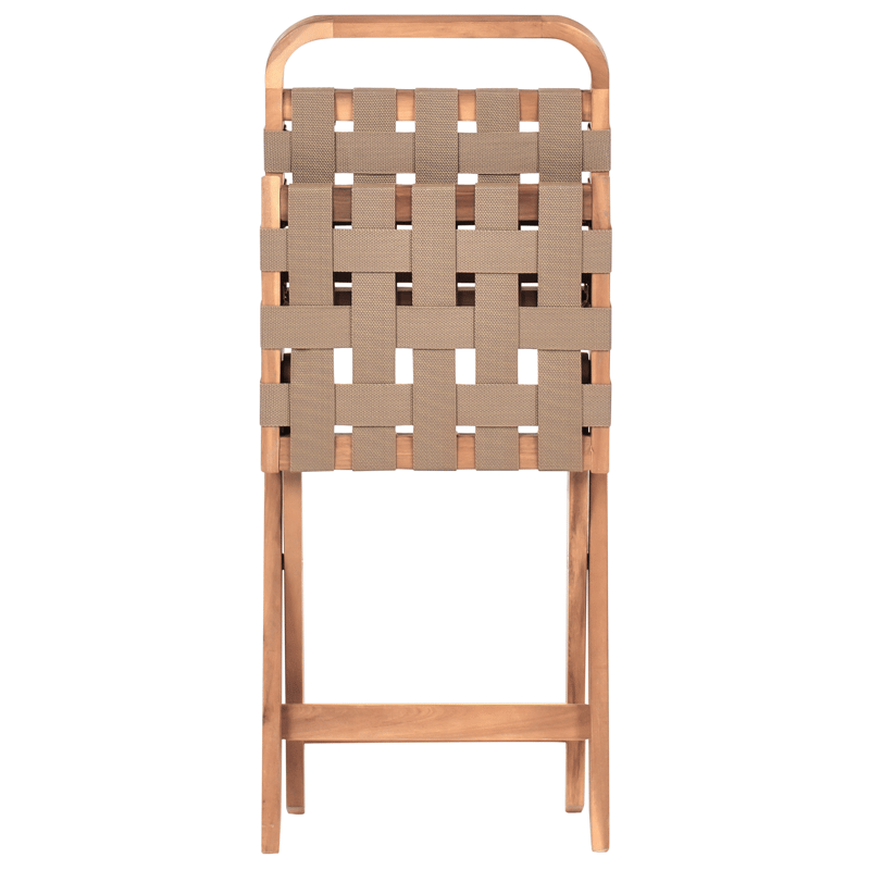 Caféset utomhus Fällbar Calciano Akaciaträ - Brun/Beige - Utemöbler - Balkong - Balkongmöbler - Balkonggrupp & balkongset