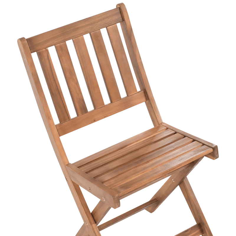 Caféset utomhus Fällbar Febbio Akaciaträ - Brun - Utemöbler - Balkong - Balkongmöbler - Balkonggrupp & balkongset