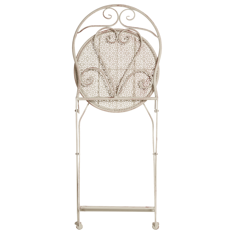 Caféset utomhus Fällbar Folelli Järn - Beige - Utemöbler - Balkong - Balkongmöbler - Balkonggrupp & balkongset