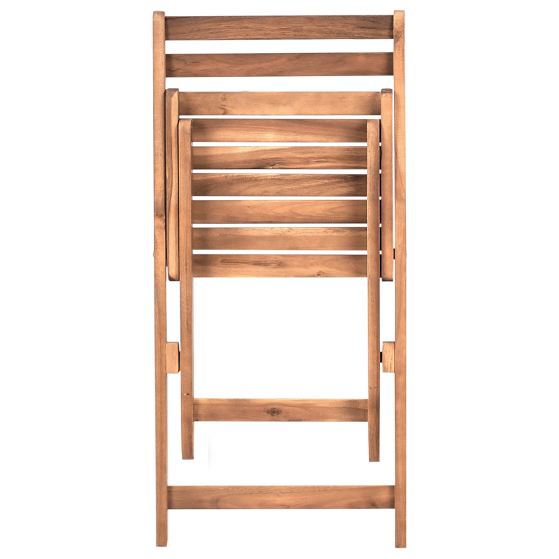 Caféset utomhus Fällbar Sacile Akaciaträ - Brun - Utemöbler - Balkong - Balkongmöbler - Balkonggrupp & balkongset