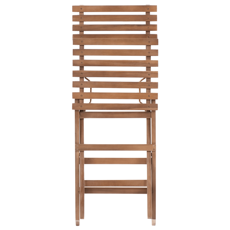 Caféset utomhus Fällbar Solarolo Akaciaträ - Brun - Utemöbler - Balkong - Balkongmöbler - Balkonggrupp & balkongset