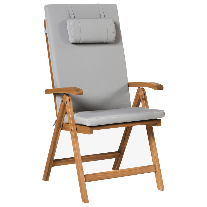 Caféset utomhus Java Premiuim Akaciaträ - Brun/Ljusgrå - Utemöbler - Balkong - Balkongmöbler - Balkonggrupp & balkongset