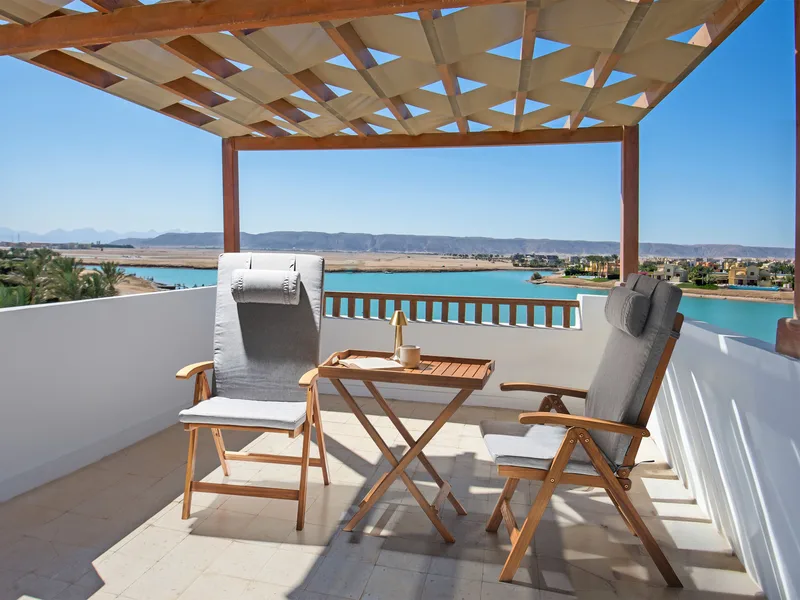 Caféset utomhus Java Premiuim Akaciaträ - Brun/Gråmelerad - Utemöbler - Balkong - Balkongmöbler - Balkonggrupp & balkongset