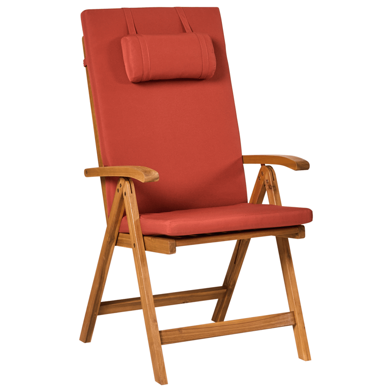 Caféset utomhus Java Premiuim Akaciaträ - Brun/Röd - Utemöbler - Balkong - Balkongmöbler - Balkonggrupp & balkongset