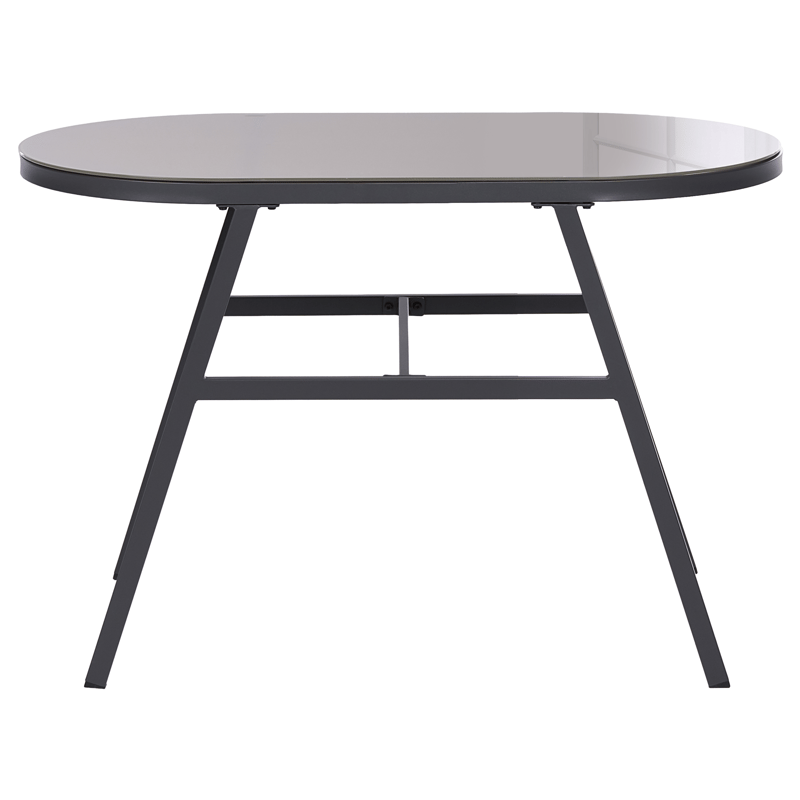 Caféset utomhus Muros Stål - Grå/Beige - Utemöbler - Balkong - Balkongmöbler - Balkonggrupp & balkongset