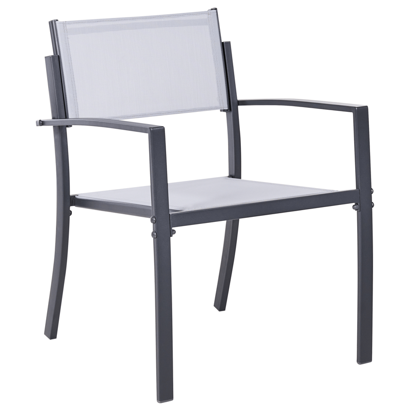 Caféset utomhus Tavoleto Stål - Grå - Utemöbler - Balkong - Balkongmöbler - Balkonggrupp & balkongset