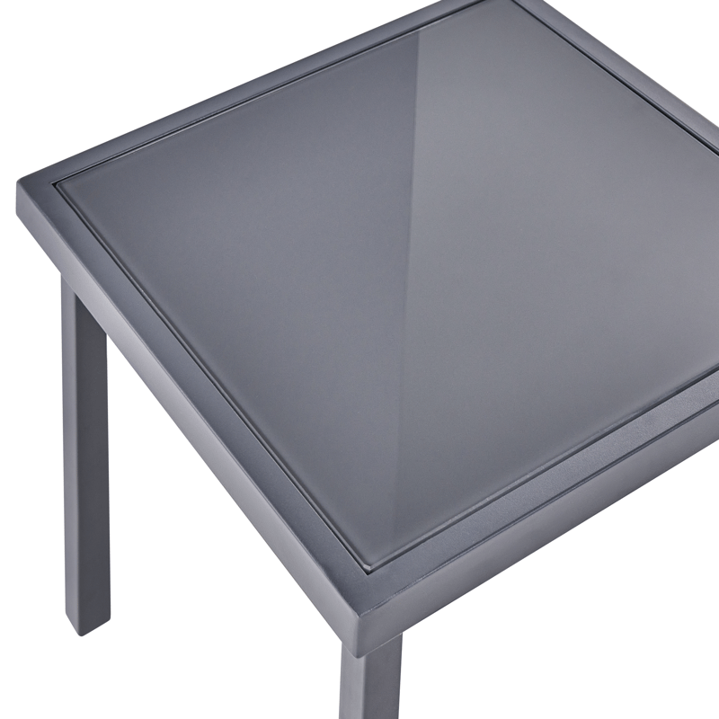 Caféset utomhus Tavoleto Stål - Grå - Utemöbler - Balkong - Balkongmöbler - Balkonggrupp & balkongset