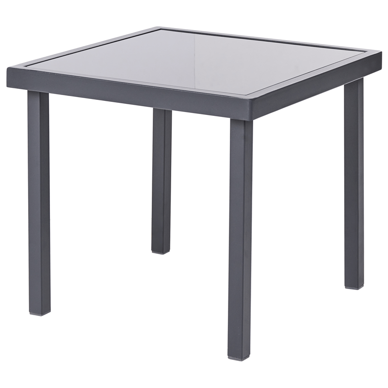 Caféset utomhus Tavoleto Stål - Grå - Utemöbler - Balkong - Balkongmöbler - Balkonggrupp & balkongset