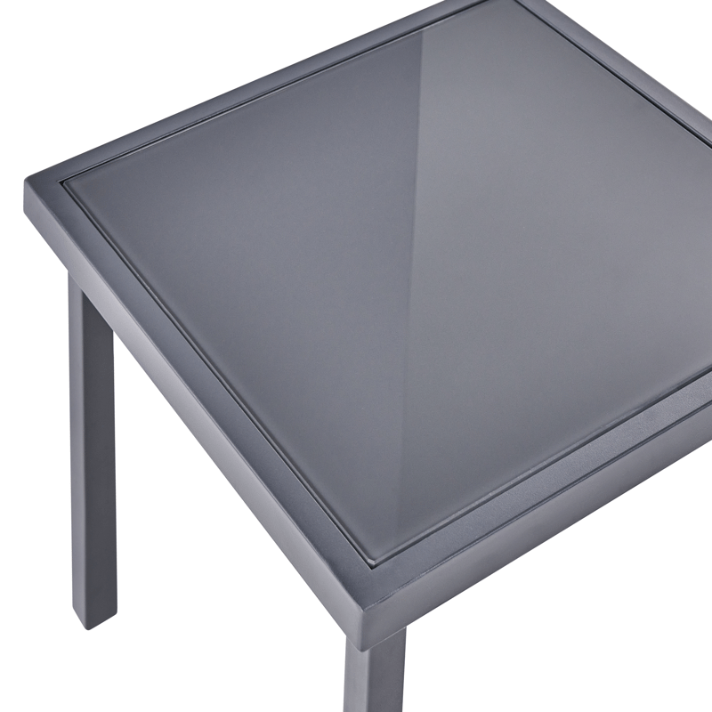 Caféset utomhus Tavoleto Stål - Mörkgrå - Utemöbler - Balkong - Balkongmöbler - Balkonggrupp & balkongset