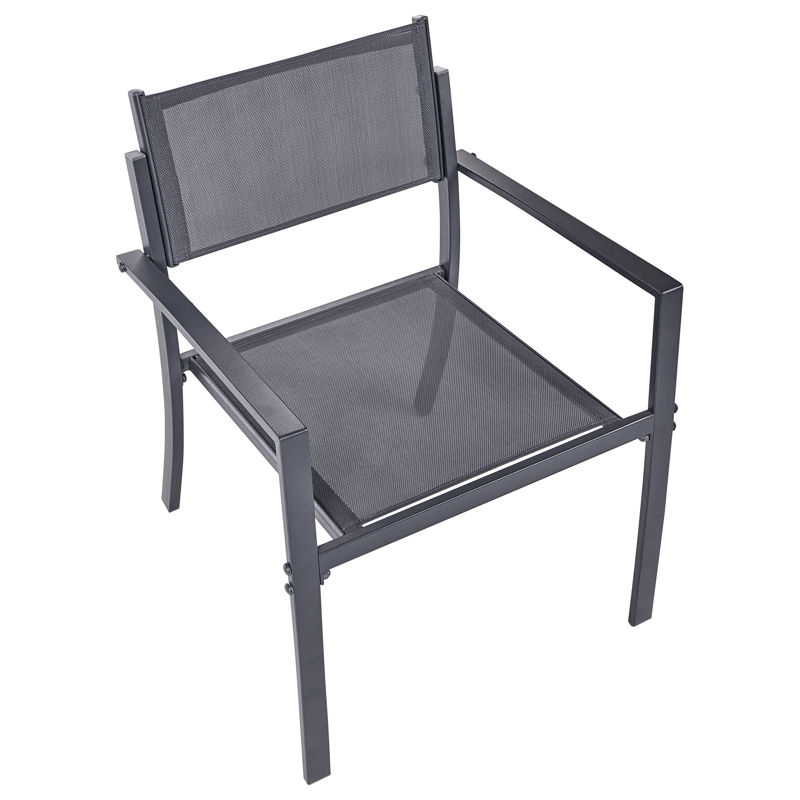 Caféset utomhus Tavoleto Stål - Mörkgrå - Utemöbler - Balkong - Balkongmöbler - Balkonggrupp & balkongset