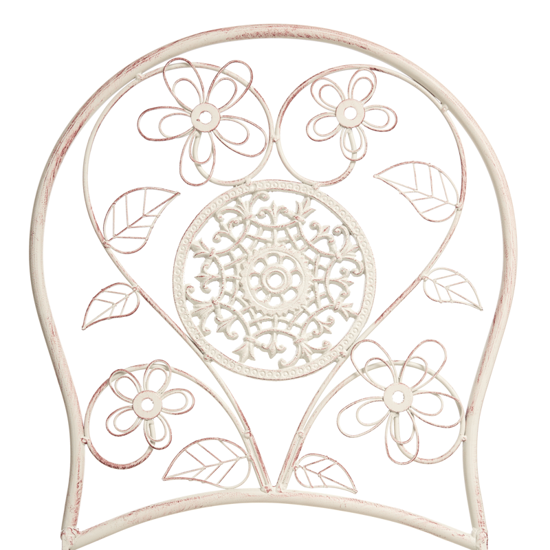 Caféset utomhus Yaviza Järn - Beige - Utemöbler - Balkong - Balkongmöbler - Balkonggrupp & balkongset