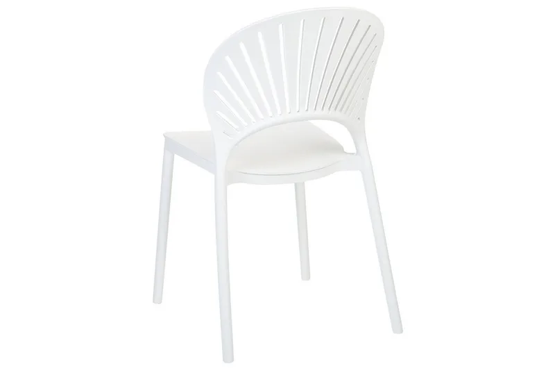 Casarano Matstol Utomhus - Vit - Utemöbler - Balkong - Balkongmöbler - Balkongstol