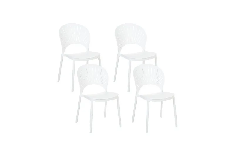 Casarano Matstol Utomhus - Vit - Utemöbler - Balkong - Balkongmöbler - Balkongstol