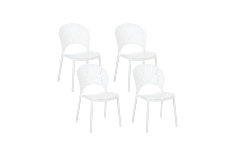 Casarano Matstol Utomhus - Vit - Utemöbler - Balkong - Balkongmöbler - Balkongstol