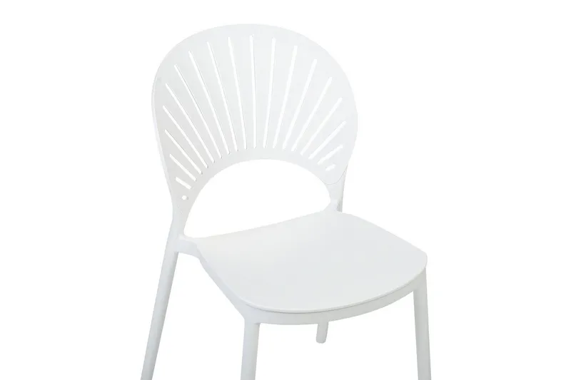 Casarano Matstol Utomhus - Vit - Utemöbler - Balkong - Balkongmöbler - Balkongstol