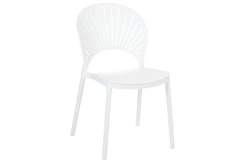 Casarano Matstol Utomhus - Vit - Utemöbler - Balkong - Balkongmöbler - Balkongstol