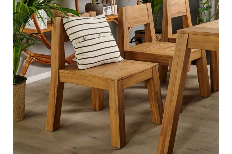 Coteto Matstol Utomhus - Ljusbrun - Utemöbler - Balkong - Balkongmöbler - Balkongstol