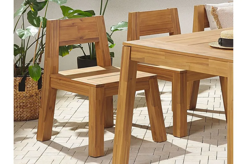 Coteto Matstol Utomhus - Ljusbrun - Utemöbler - Balkong - Balkongmöbler - Balkongstol