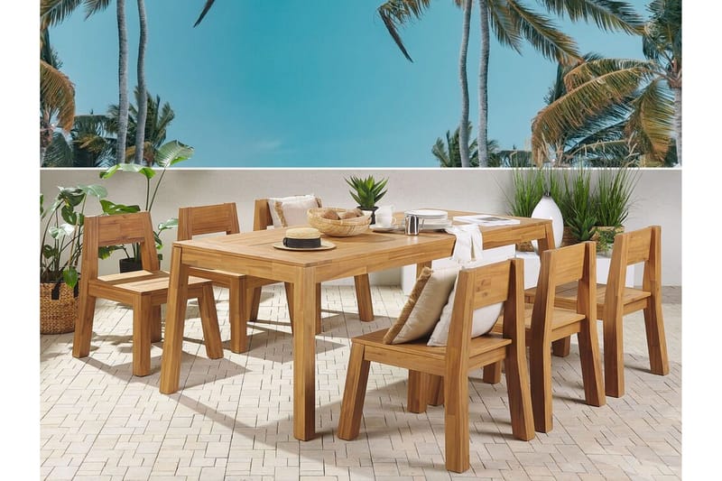 Coteto Matstol Utomhus - Ljusbrun - Utemöbler - Balkong - Balkongmöbler - Balkongstol