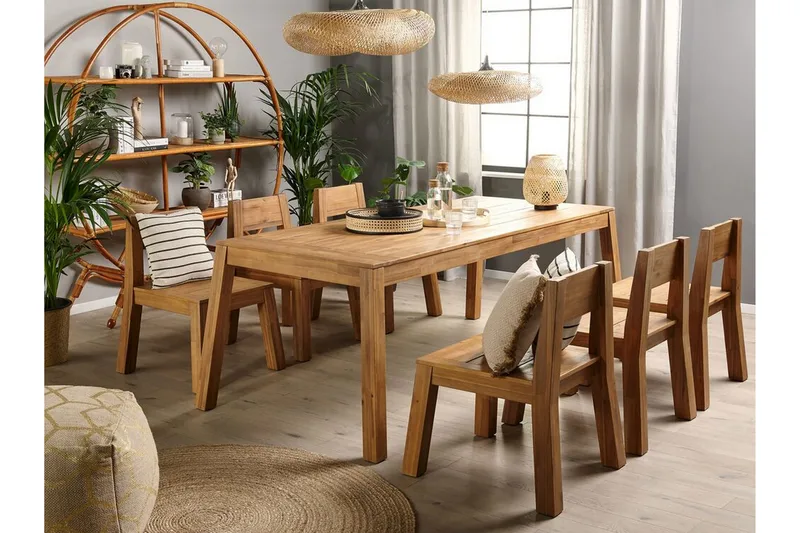 Coteto Matstol Utomhus - Ljusbrun - Utemöbler - Balkong - Balkongmöbler - Balkongstol