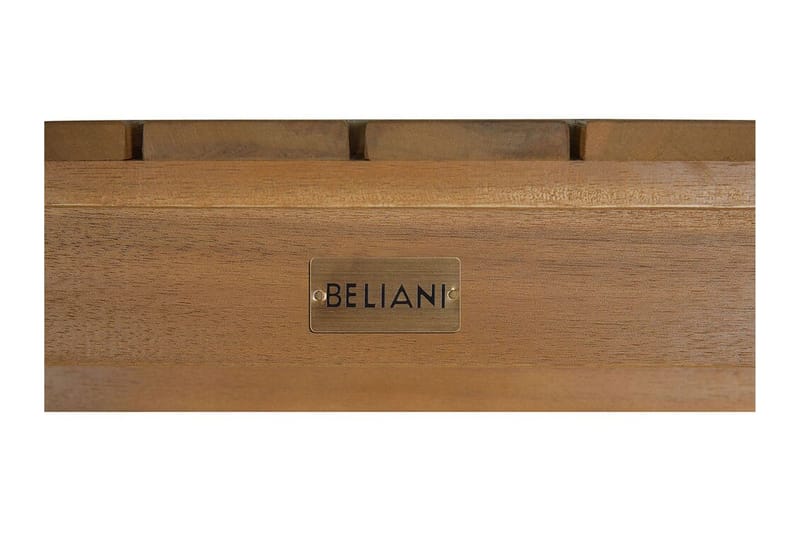 Des Moines Sidobord och Soffbord Utomhus 90 cm Trä Akacia - Ljusbrun - Utemöbler - Balkong - Balkongmöbler - Balkongbord