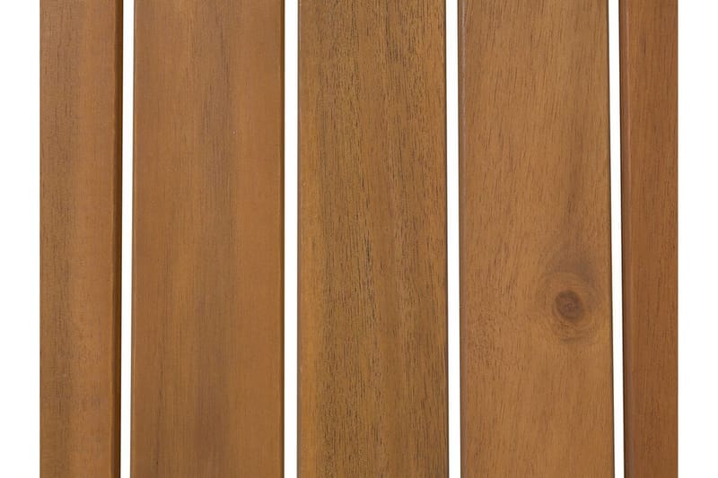 Des Moines Sidobord och Soffbord Utomhus 90 cm Trä Akacia - Ljusbrun - Utemöbler - Balkong - Balkongmöbler - Balkongbord